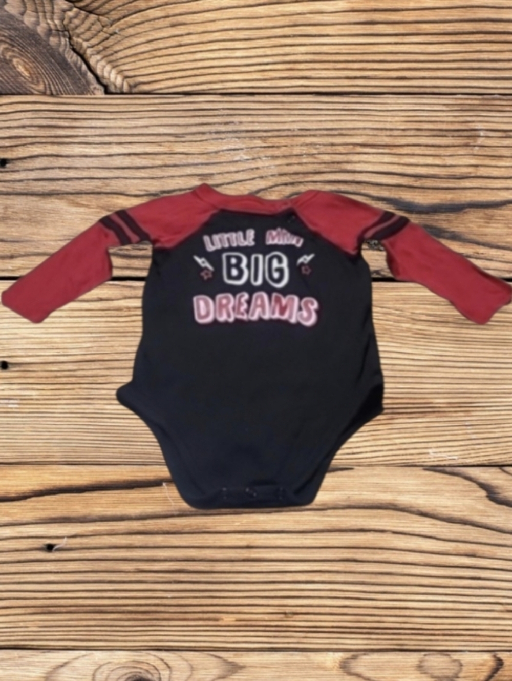 LITTLE BOY'S GARANIMALS LITTLE MAN BIG DREAMS ONESIE